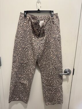Women’s Brown Leopard Print Pants